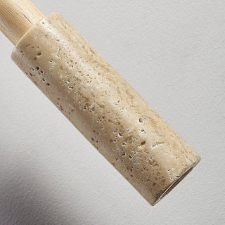 Travertine Stick Pendant Light-Neutral Decor