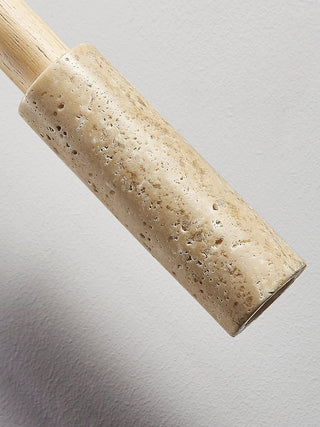 Travertine Stick Pendant Light-Neutral Decor