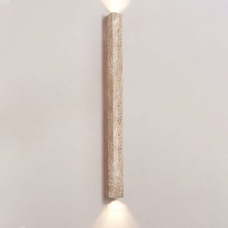 Travertine Stripe Wall Sconce-Neutral Decor