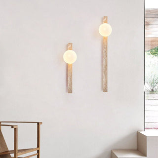 Travertine Stripe Wall Sconce-Neutral Decor