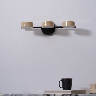 Ceshair Applique Murale Multi Tête en Travertin Lumière de Coiffeuse