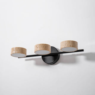 Ceshair Applique Murale Multi Tête en Travertin Lumière de Coiffeuse