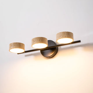 Ceshair Applique Murale Multi Tête en Travertin Lumière de Coiffeuse