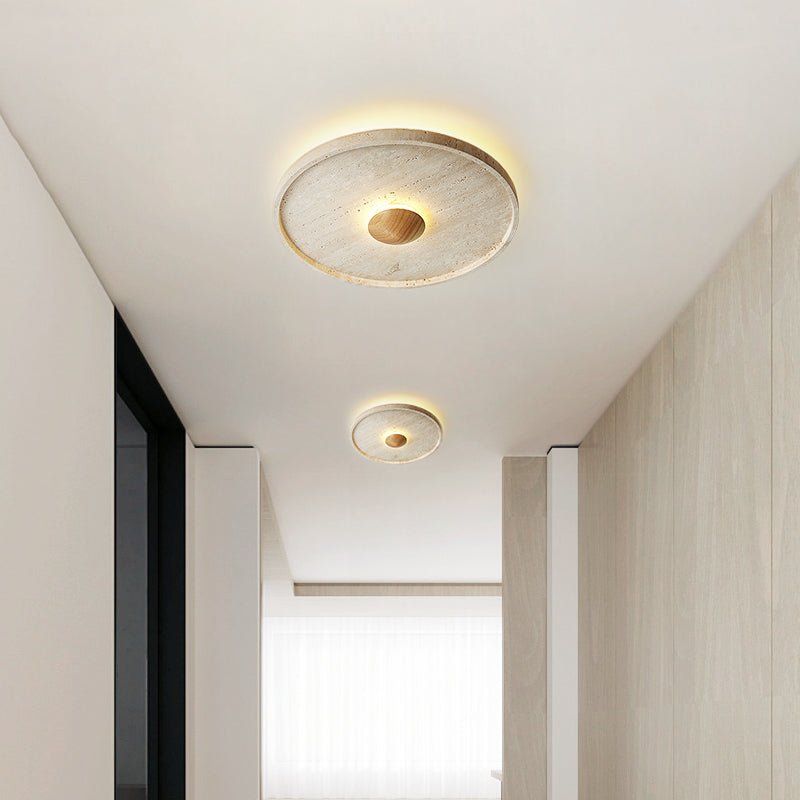 Gino Travertin Jaune Halo Applique Murale