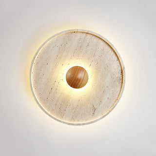 Gino Travertin Jaune Halo Applique Murale