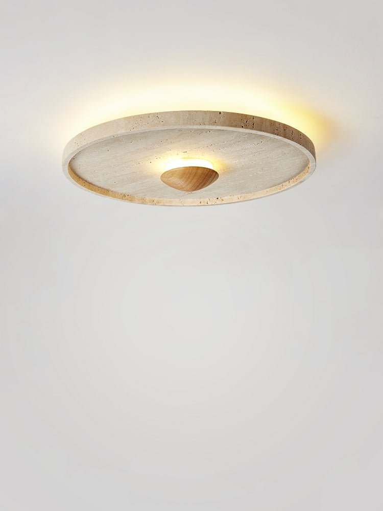 Gino Travertin Jaune Halo Applique Murale
