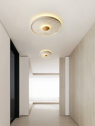 Gino Travertin Jaune Halo Applique Murale