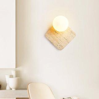 Pia Applique Murale en Bois Elmwood Globe