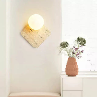 Pia Applique Murale en Bois Elmwood Globe