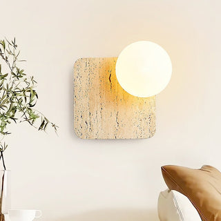 Pia Applique Murale en Bois Elmwood Globe