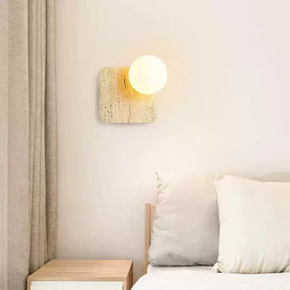 Pia Applique Murale en Bois Elmwood Globe
