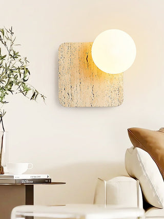 Pia Applique Murale en Bois Elmwood Globe
