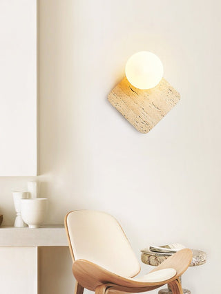 Pia Applique Murale en Bois Elmwood Globe