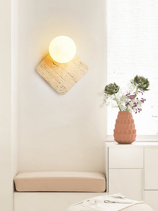 Pia Applique Murale en Bois Elmwood Globe