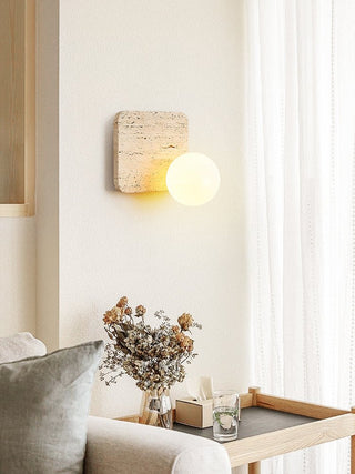 Pia Applique Murale en Bois Elmwood Globe
