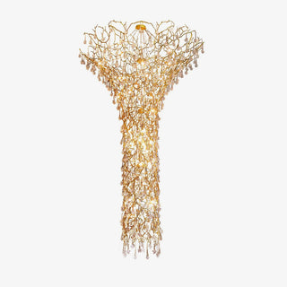 Abeleisa Lustre Laiton Cristal Forme Branche d'Arbre et Échelle