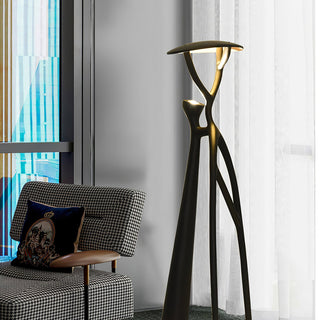Gothic Tree Sculpture Floor Lamp-Neutral Decor