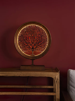 Stella Modern Wood Table Lamp-Neutral Decor