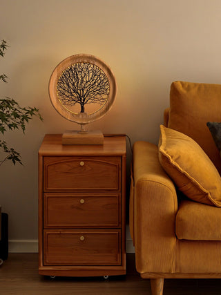 Stella Modern Wood Table Lamp-Neutral Decor