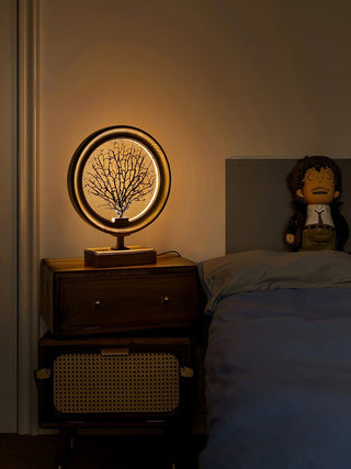 Stella Modern Wood Table Lamp-Neutral Decor