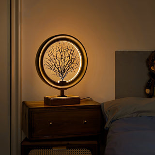 Stella Modern Wood Table Lamp-Neutral Decor
