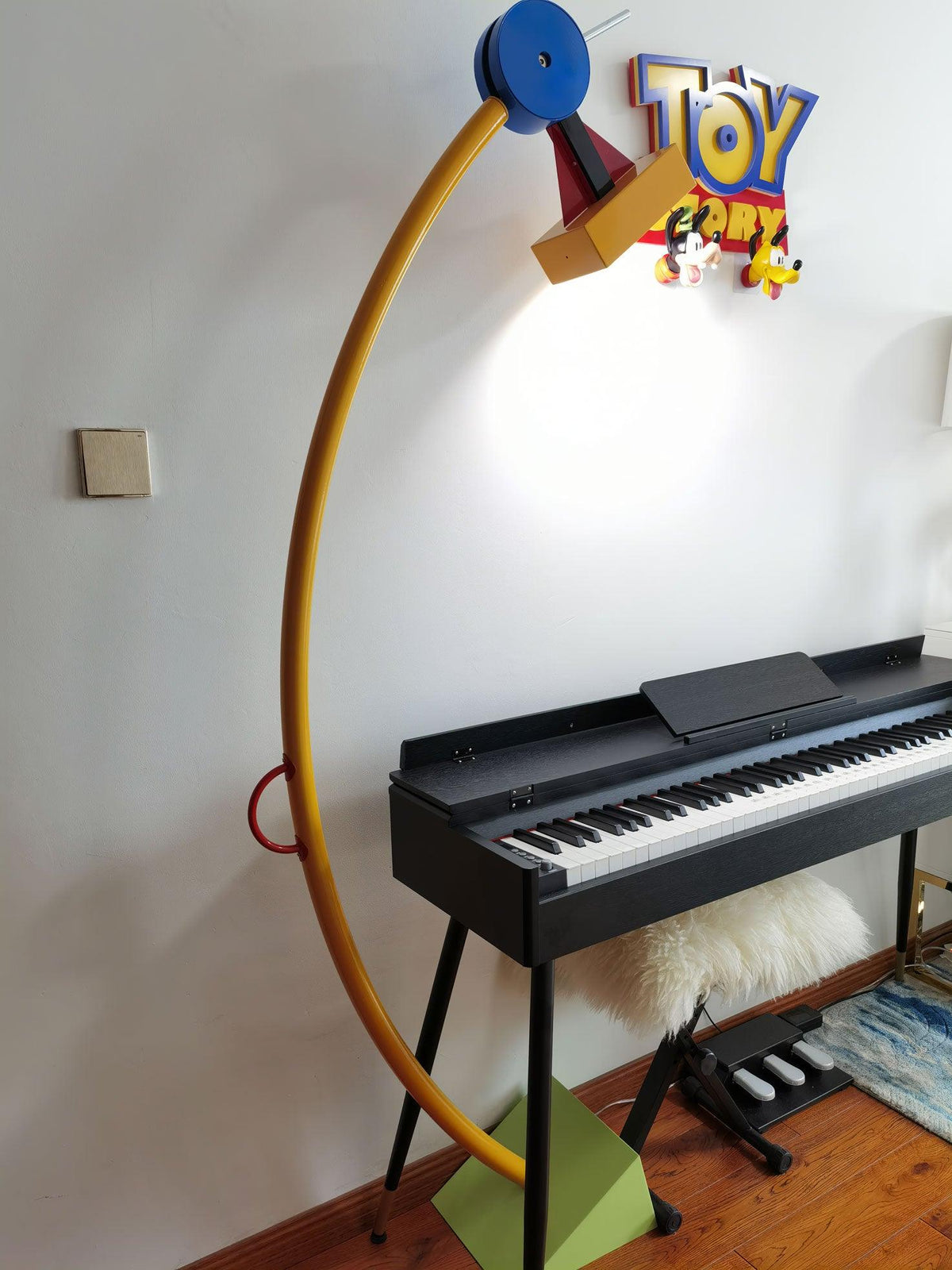 Ecori Lampadaire en Acrylique Artiste Ludique