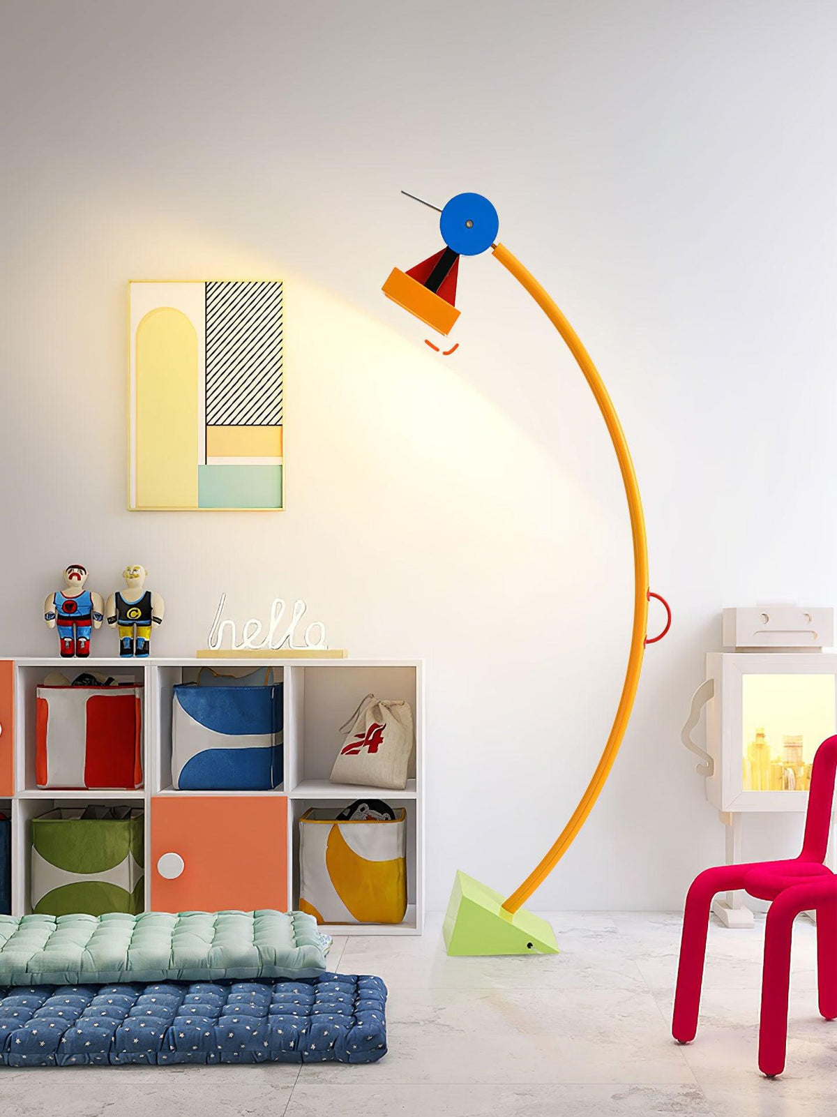 Ecori Lampadaire en Acrylique Artiste Ludique
