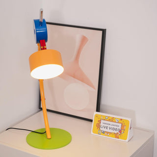 Niraneria Lampe de Table en Acrylique d'Art Expressive