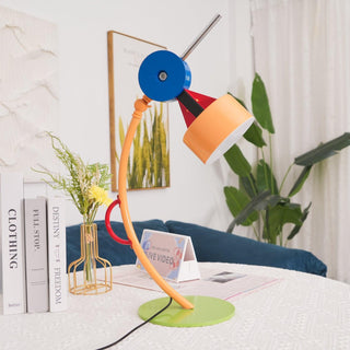 Niraneria Lampe de Table en Acrylique d'Art Expressive