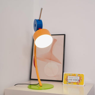 Niraneria Lampe de Table en Acrylique d'Art Expressive