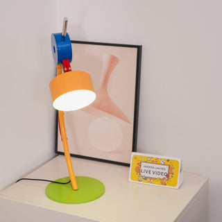 Niraneria Lampe de Table en Acrylique d'Art Expressive