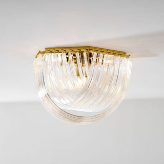 Erphaa Lampe de Plafond en Verre Luxe