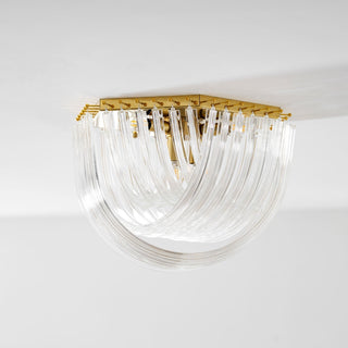 Erphaa Lampe de Plafond en Verre Luxe