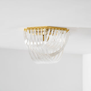 Erphaa Lampe de Plafond en Verre Luxe