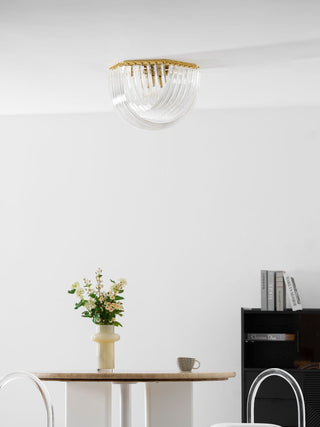 Erphaa Lampe de Plafond en Verre Luxe