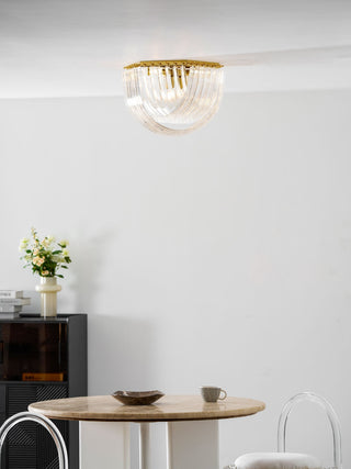 Erphaa Lampe de Plafond en Verre Luxe