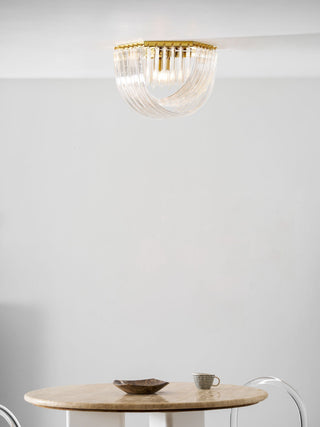 Erphaa Lampe de Plafond en Verre Luxe