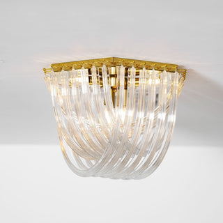 Erphaa Lampe de Plafond en Verre Luxe