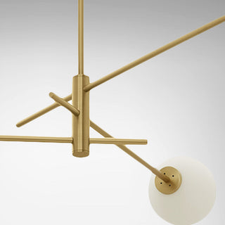 Catalel Moderne Minimaliste Laiton Verre Lustre