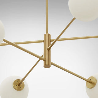 Catalel Moderne Minimaliste Laiton Verre Lustre