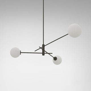 Catalel Moderne Minimaliste Laiton Verre Lustre