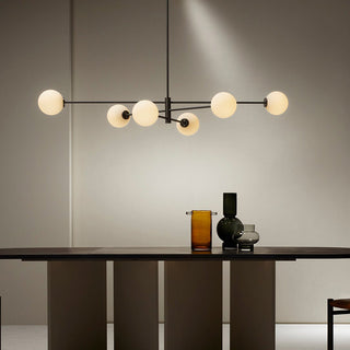 Catalel Moderne Minimaliste Laiton Verre Lustre