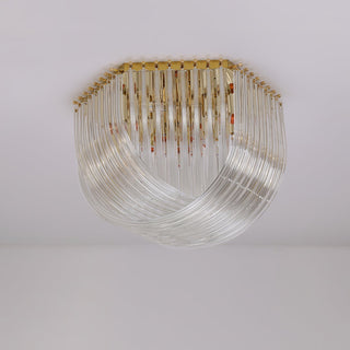 Erphaa Lampe de Plafond en Verre Luxe