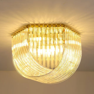 Erphaa Lampe de Plafond en Verre Luxe