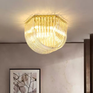 Erphaa Lampe de Plafond en Verre Luxe