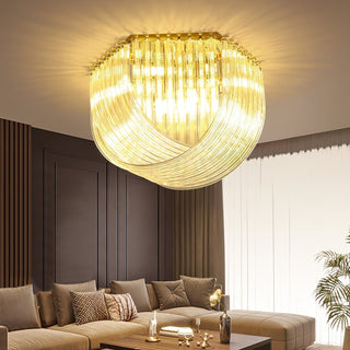 Erphaa Lampe de Plafond en Verre Luxe