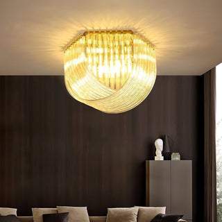 Erphaa Lampe de Plafond en Verre Luxe