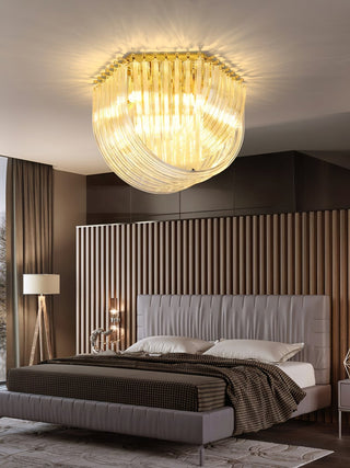 Erphaa Lampe de Plafond en Verre Luxe