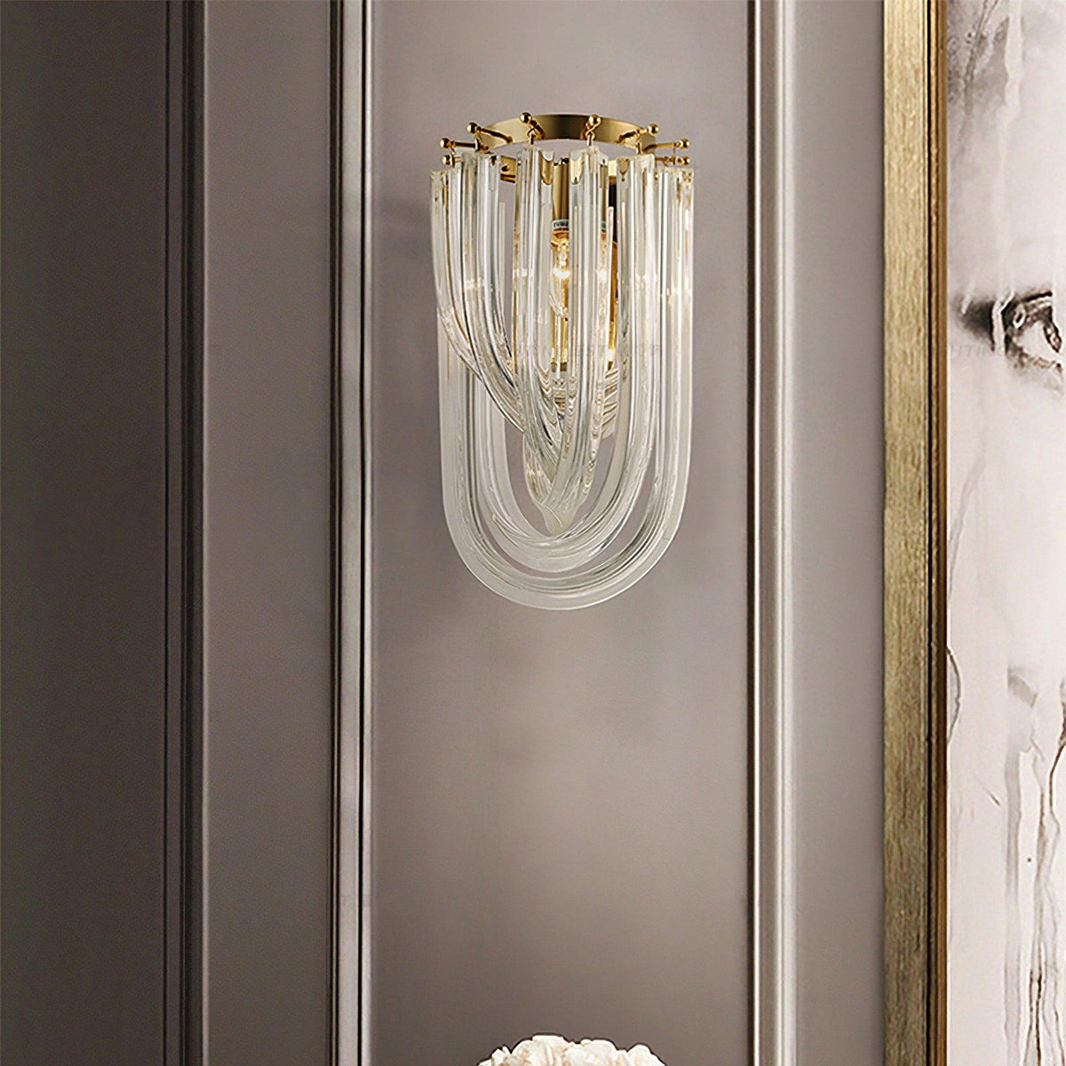 Vianiana Applique Murale en Verre de Luxe