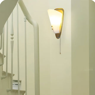 Triangular Wall Lamp-Neutral Decor